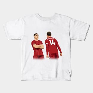 James Milner and Jordan Henderson Kids T-Shirt